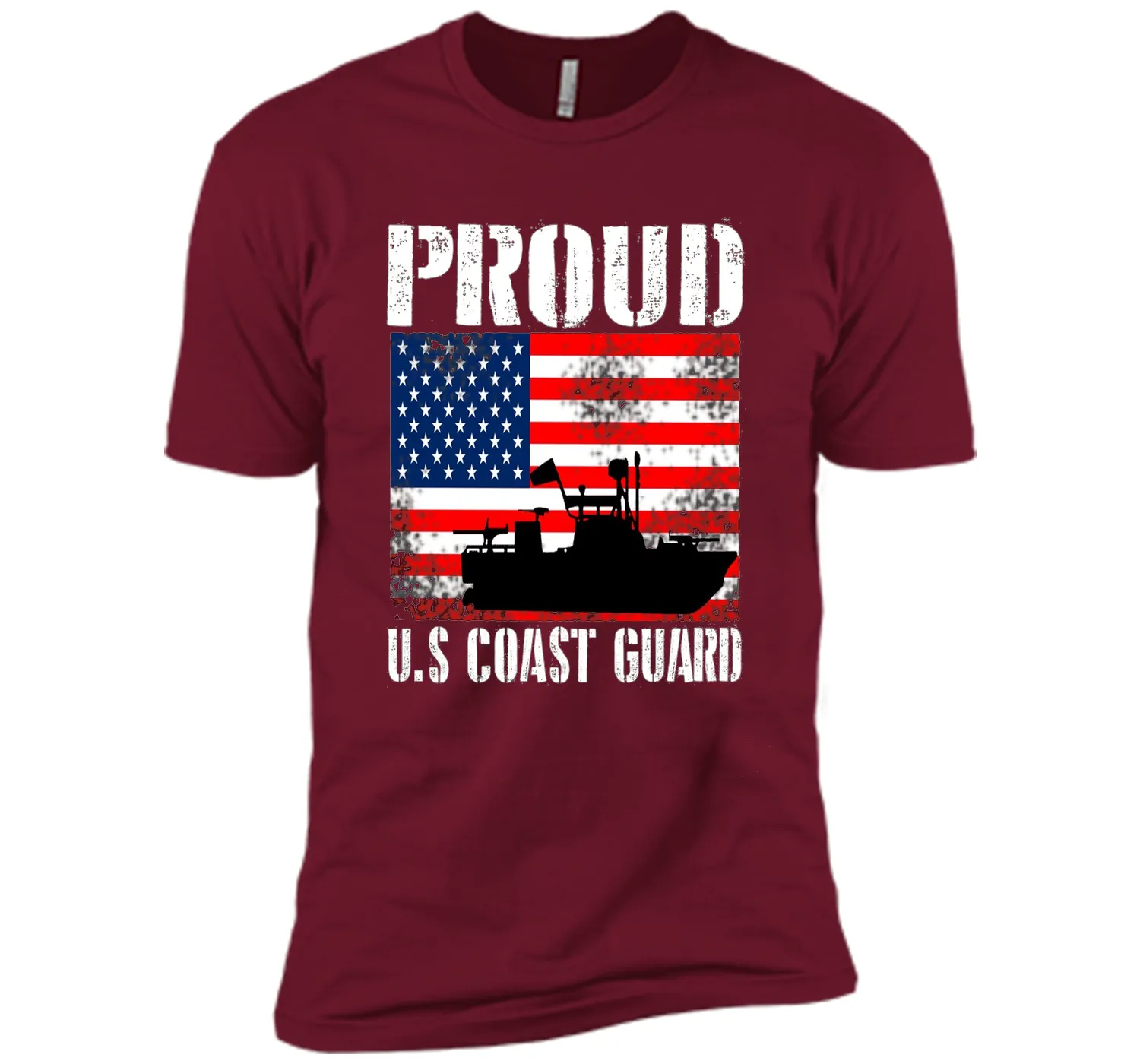 Mens Proud U.S. Coast Guard Special t-shirt cool shirt