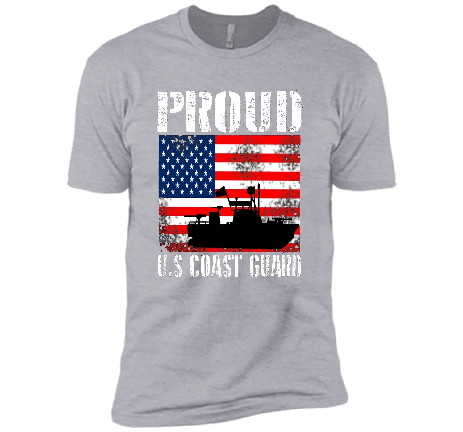 Mens Proud U.S. Coast Guard Special t-shirt cool shirt