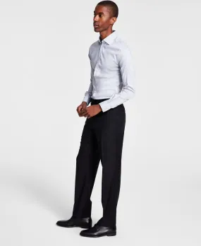 Michael Kors Mens Classic fit Dress Pants 32 / 30 Black Solid Stretch