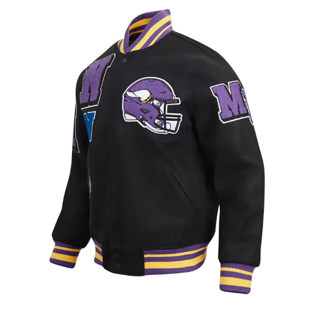 NFL Minnesota Vikings Varsity Jacket Men and Women