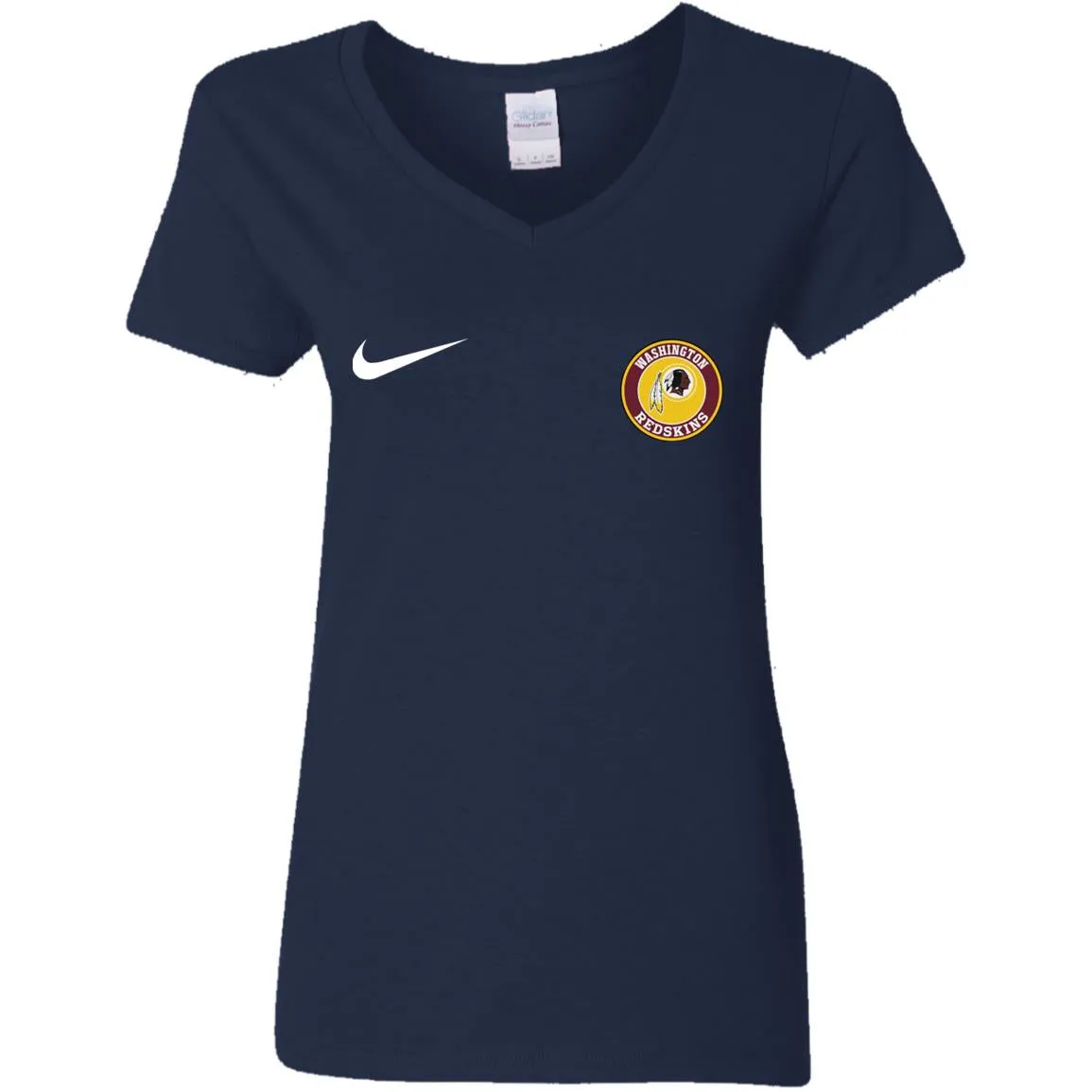 Nike Washington Redskins Nfl Football Women V-Neck T-Shirt