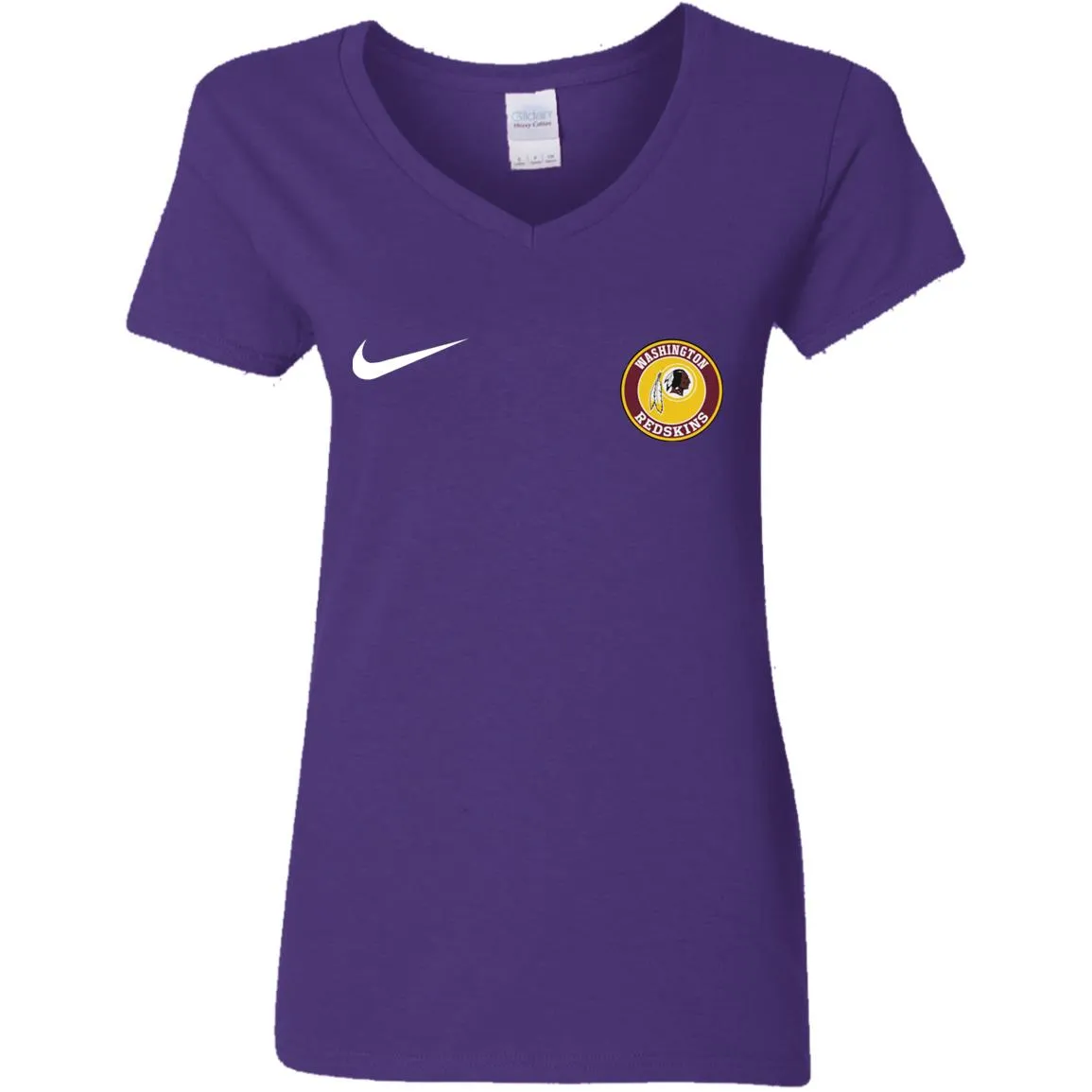 Nike Washington Redskins Nfl Football Women V-Neck T-Shirt