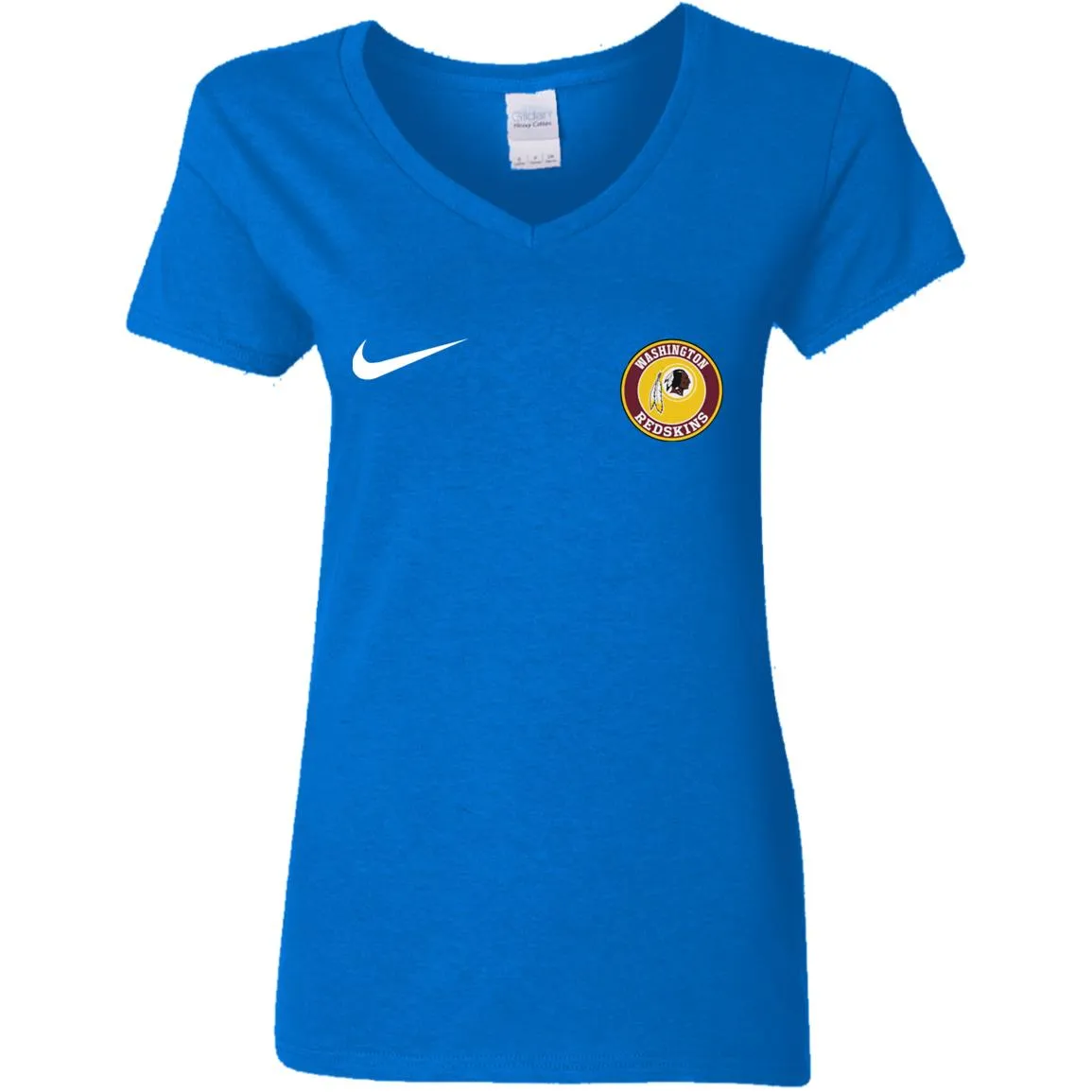 Nike Washington Redskins Nfl Football Women V-Neck T-Shirt