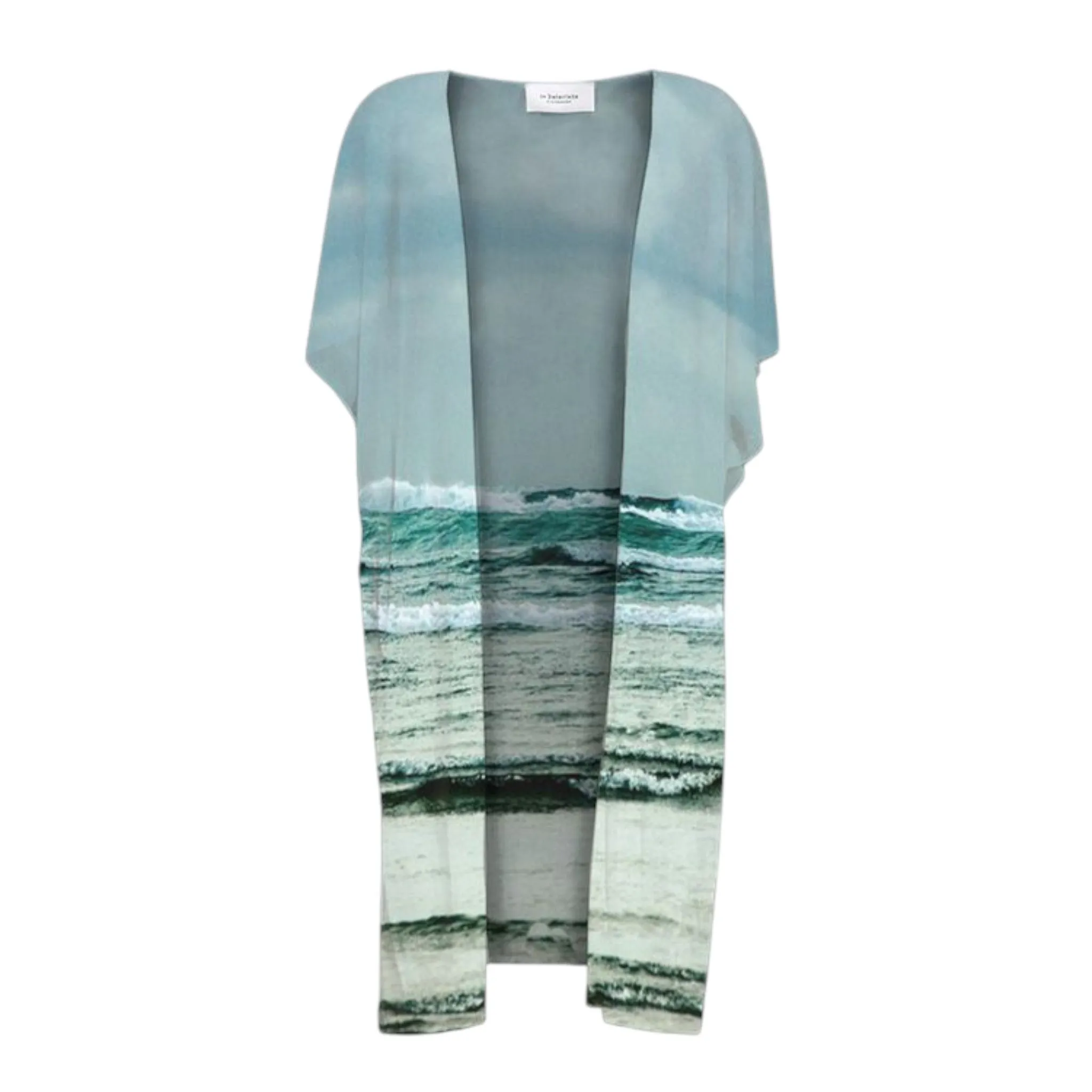 Ocean Calling Long Beach Tofino Short Sleeve Kimono Wrap