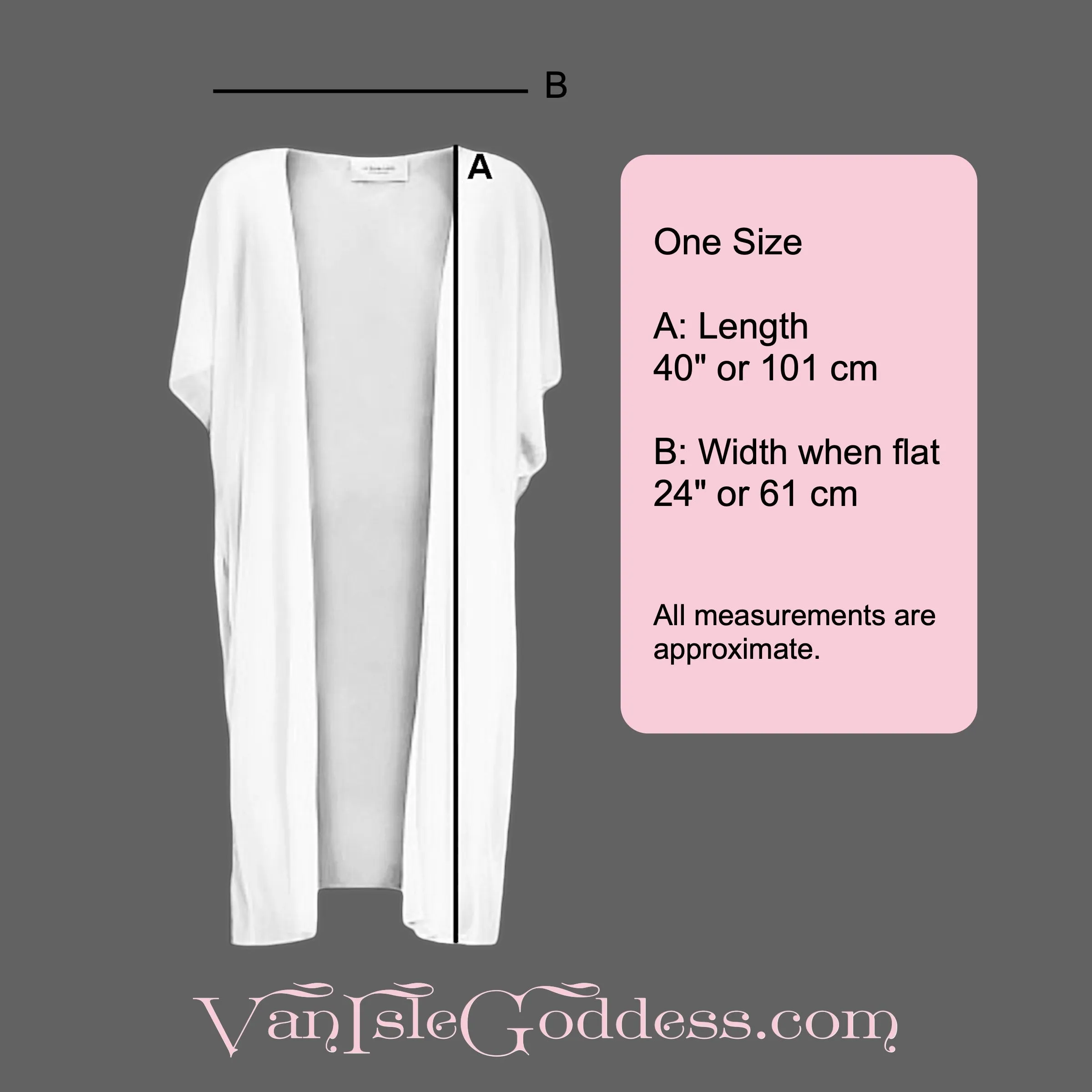 Ocean Calling Long Beach Tofino Short Sleeve Kimono Wrap