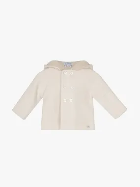 Off white baby teddy coat
