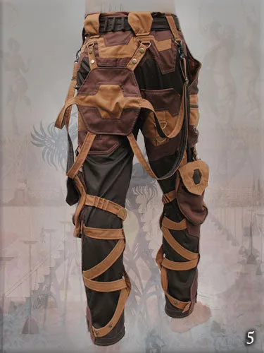 Orgone Pants with multi cargo pockets - apocalyptic clothing