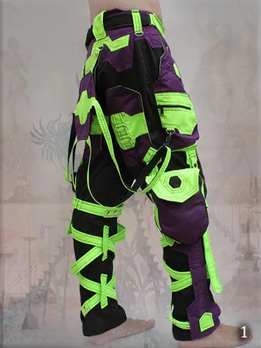 Orgone Pants with multi cargo pockets - apocalyptic clothing