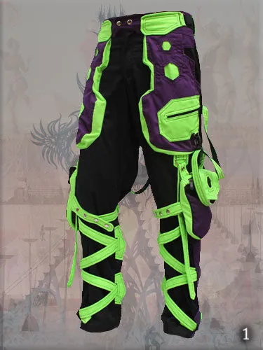 Orgone Pants with multi cargo pockets - apocalyptic clothing