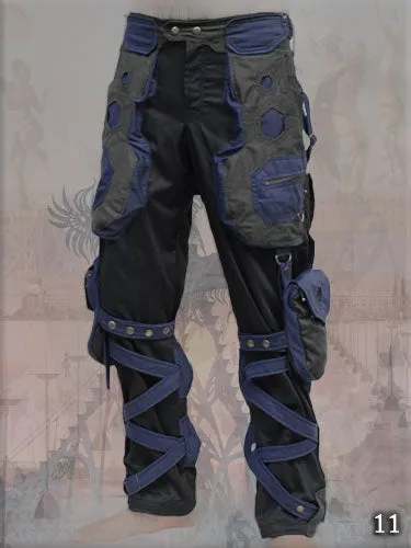 Orgone Pants with multi cargo pockets - apocalyptic clothing