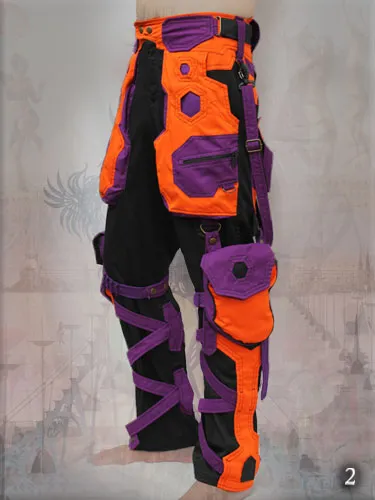 Orgone Pants with multi cargo pockets - apocalyptic clothing