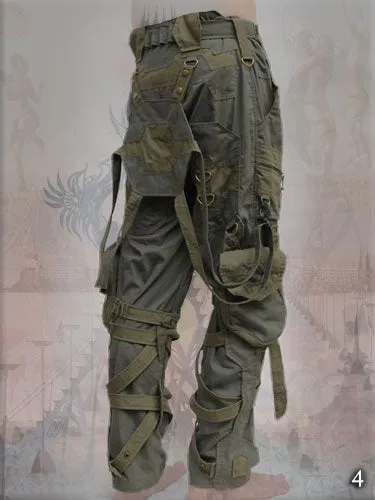 Orgone Pants with multi cargo pockets - apocalyptic clothing