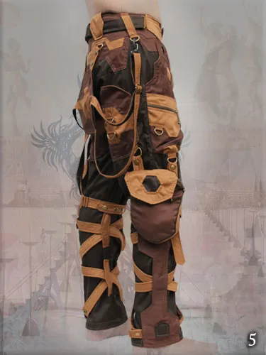 Orgone Pants with multi cargo pockets - apocalyptic clothing