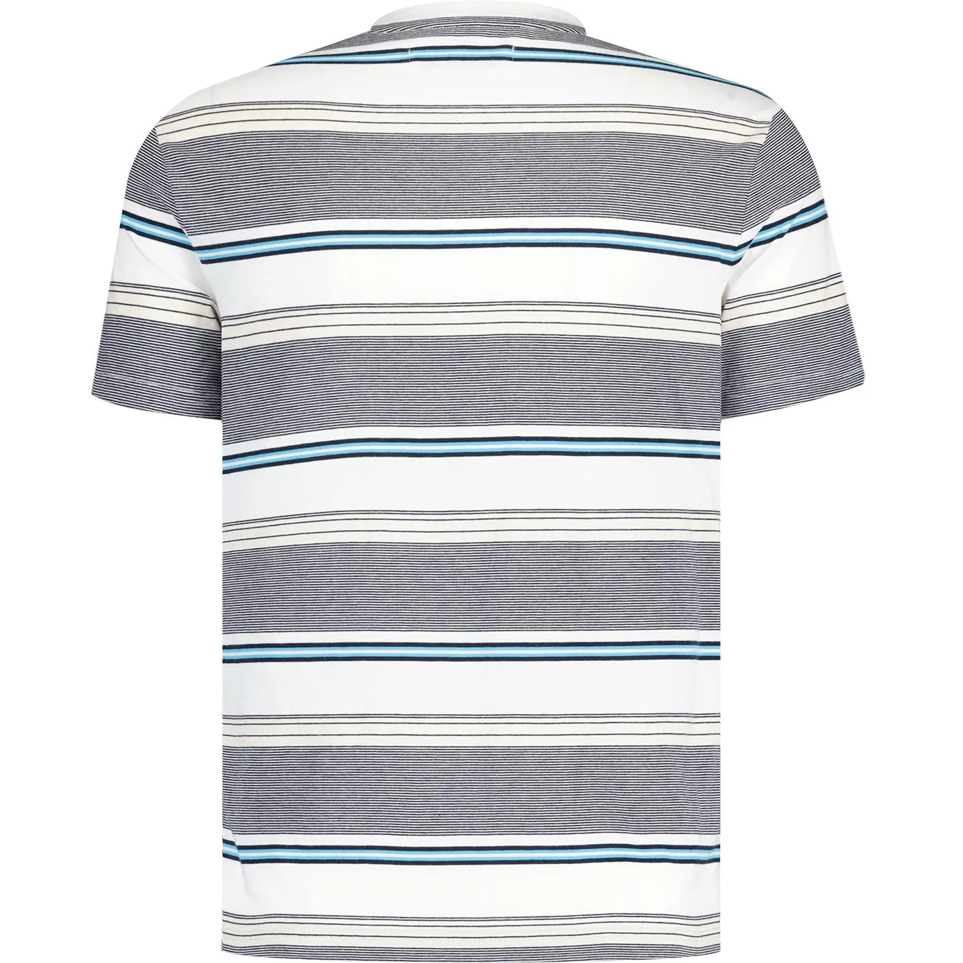 Original Penguin Multi Stripe Jersey Organic Cotton T-Shirt - Bright White