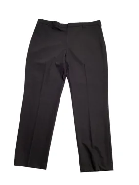 Perry Ellis Portfolio Mens Modern fit Dress Pants 38 / 32 Black Solid