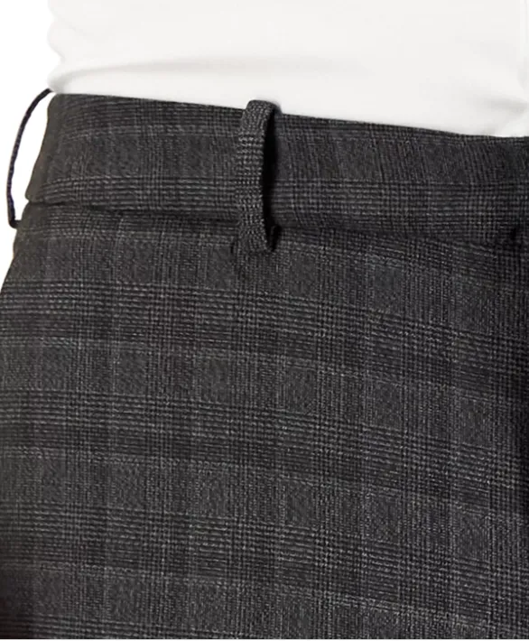 Perry Ellis Portfolio Men's Modern Fit Solid Resolution Pants Charcoal 30 x 30