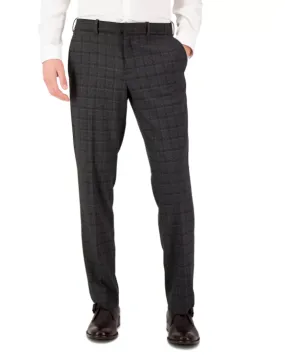 Perry Ellis Portfolio Men's Modern Fit Solid Resolution Pants Charcoal 30 x 30