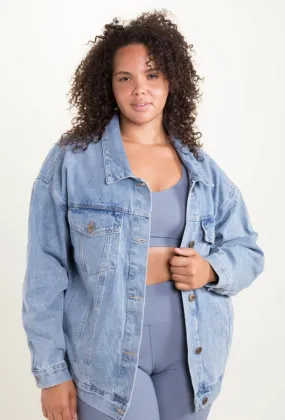 Plus Size 90's Oversized Denim Jacket