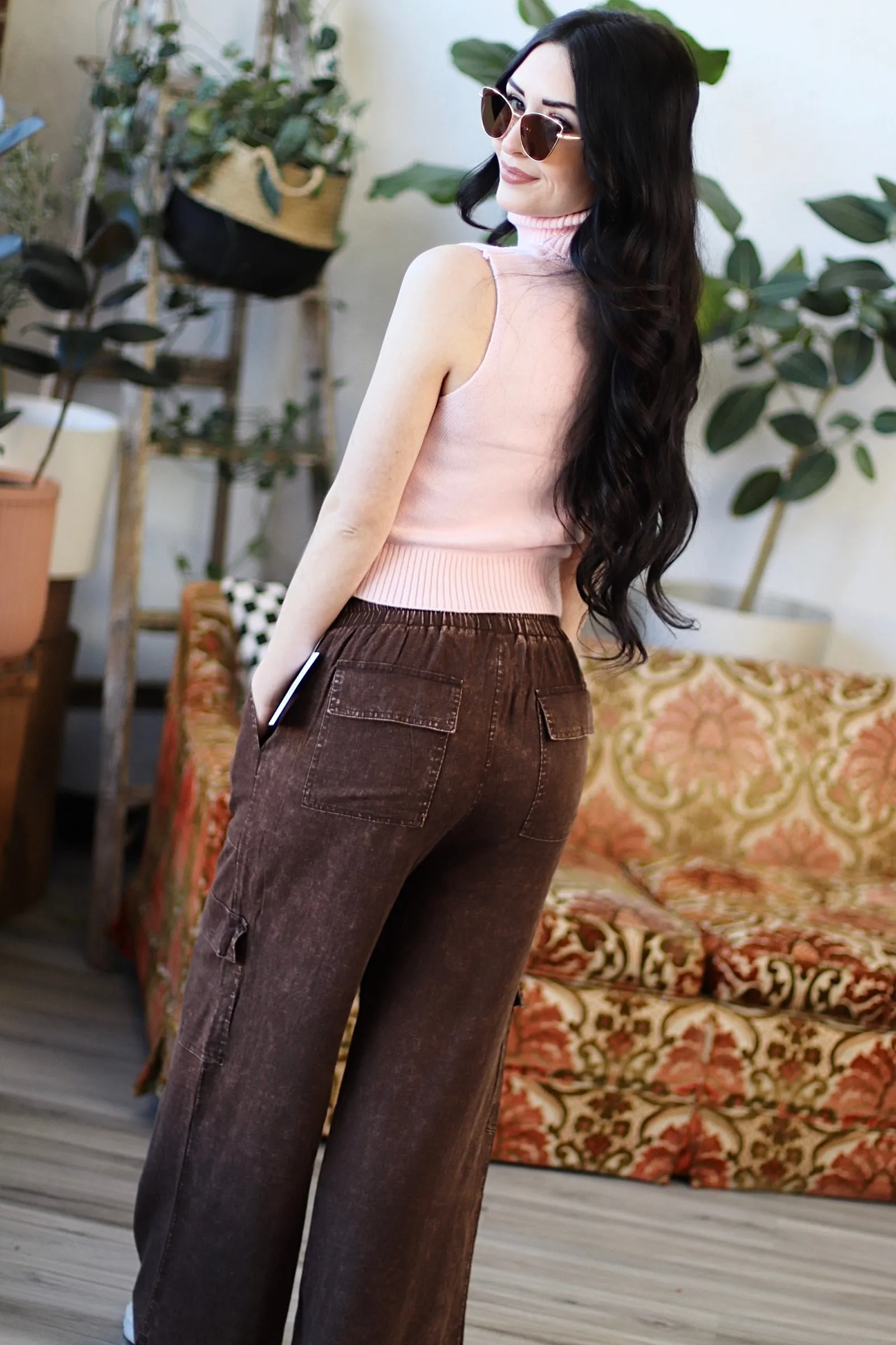 Ready to Run Cargo Pants in Brown