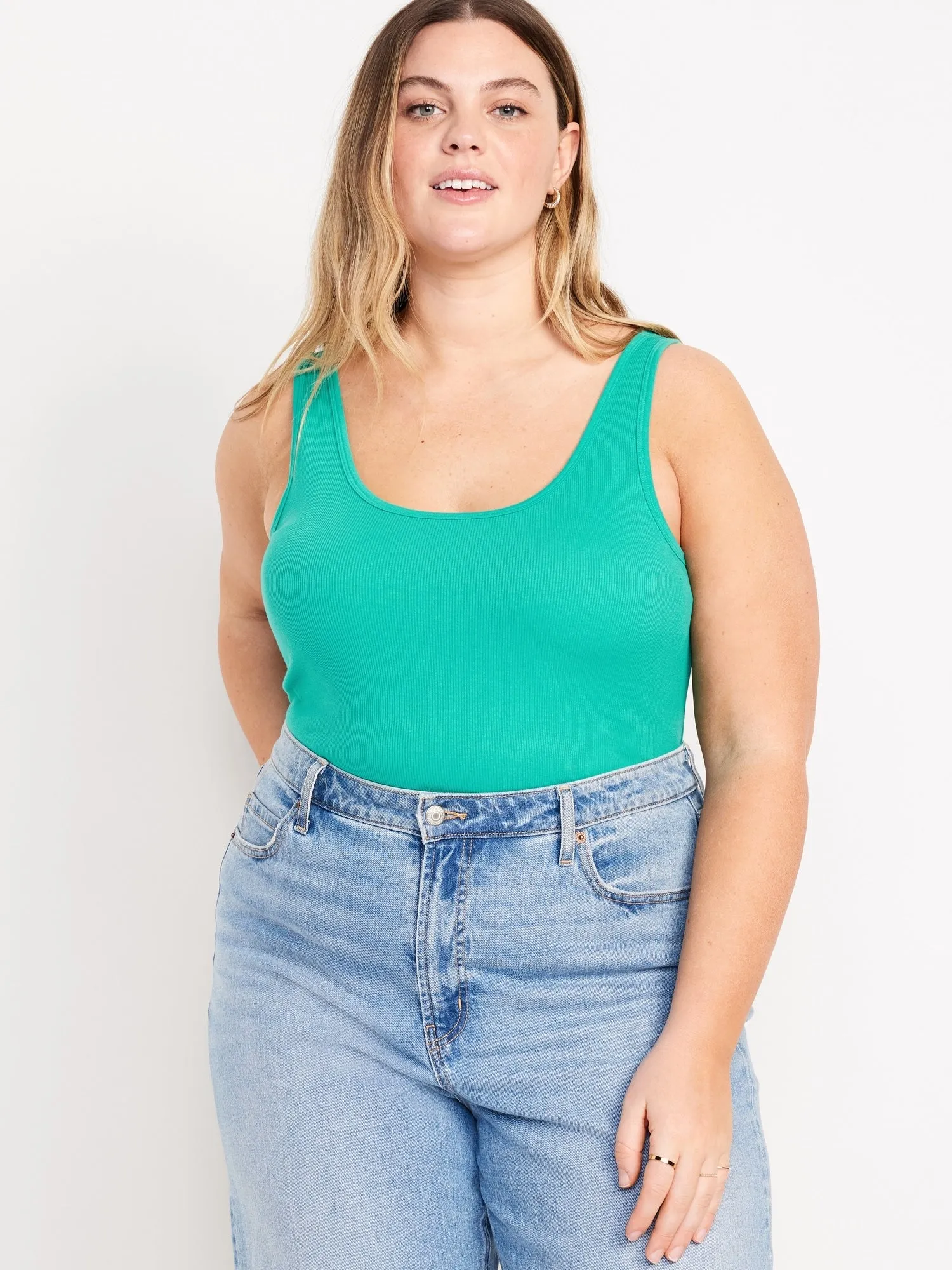 Rib-Knit First Layer Tank Top