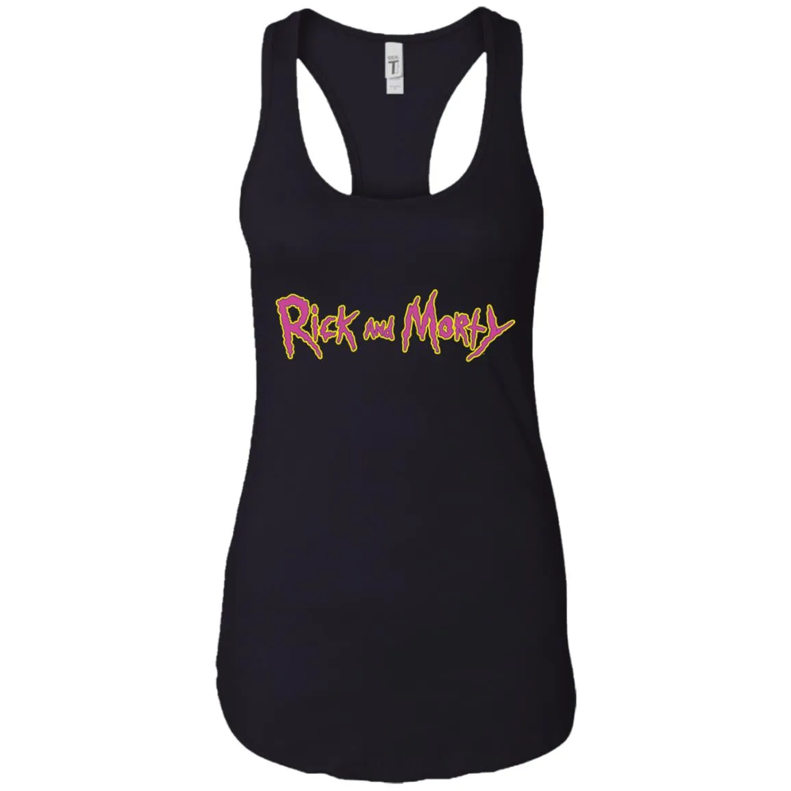 Rick And Morty Title Typography Shirt Women Tank