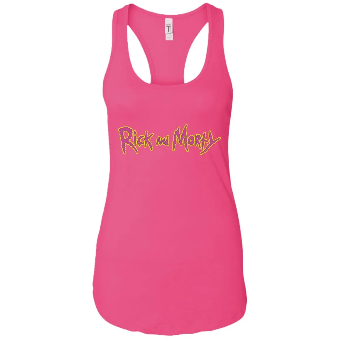 Rick And Morty Title Typography Shirt Women Tank