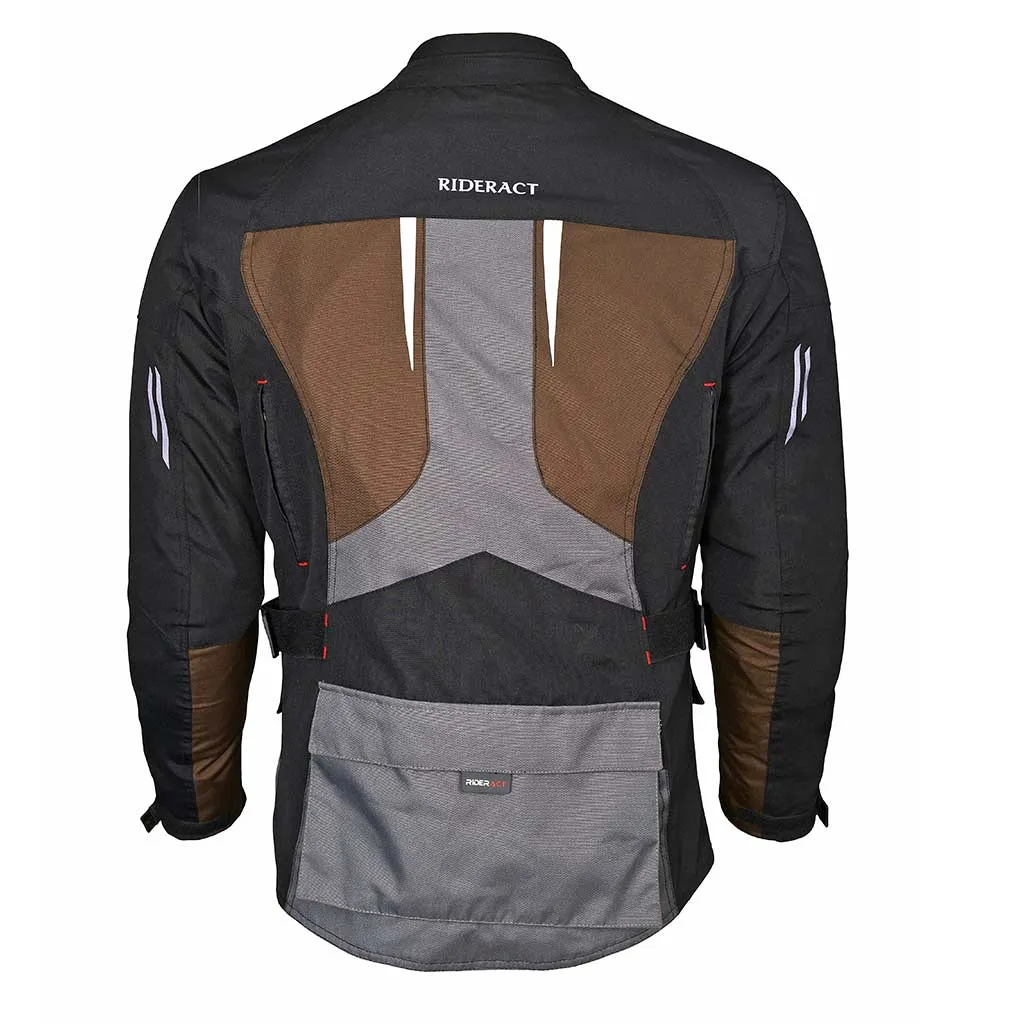 RIDERACT® Waterproof Motorcycle Jacket Textile Motorbike Jacket Expeditor
