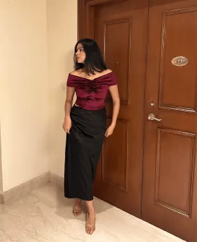 Rose Off-Shoulder Top