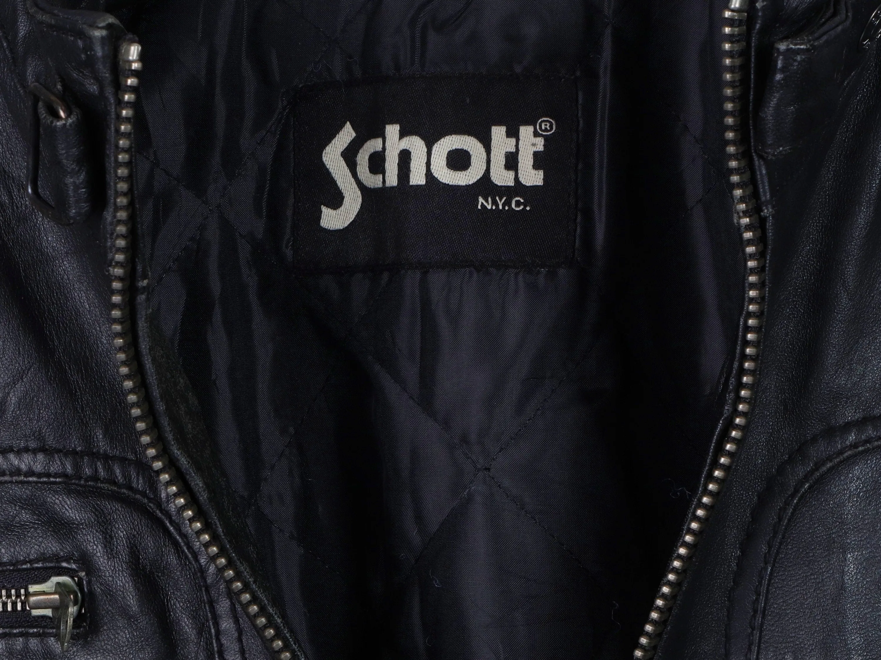 Schott NYC Vintage Leather Jacket/Size XL