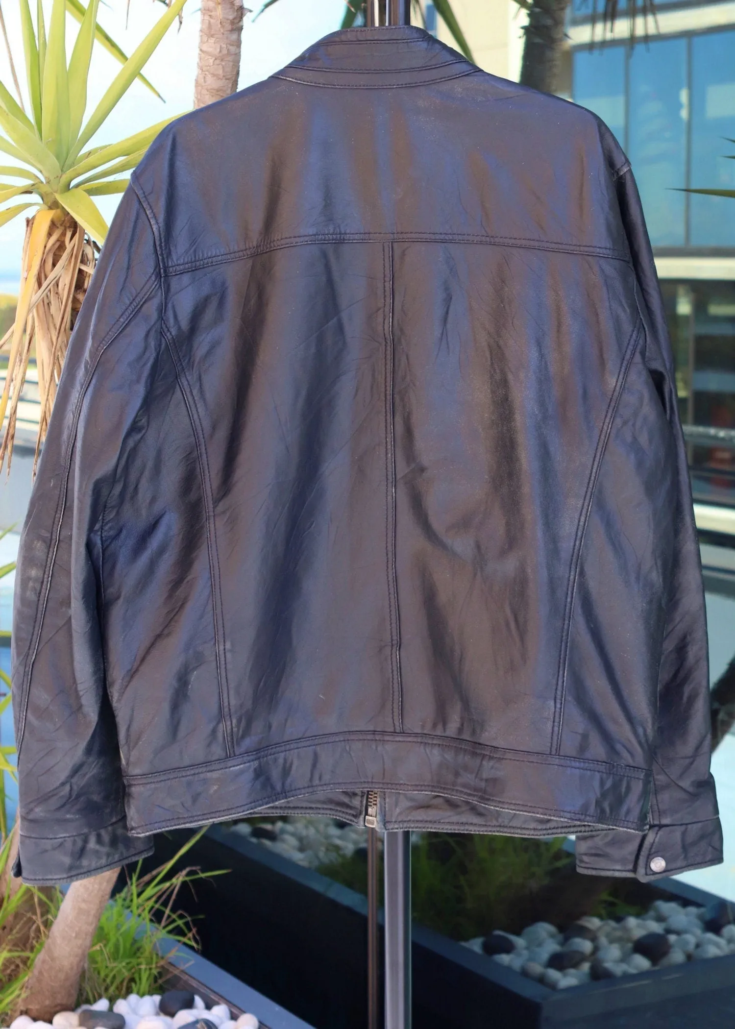 Schott NYC Vintage Leather Jacket/Size XL