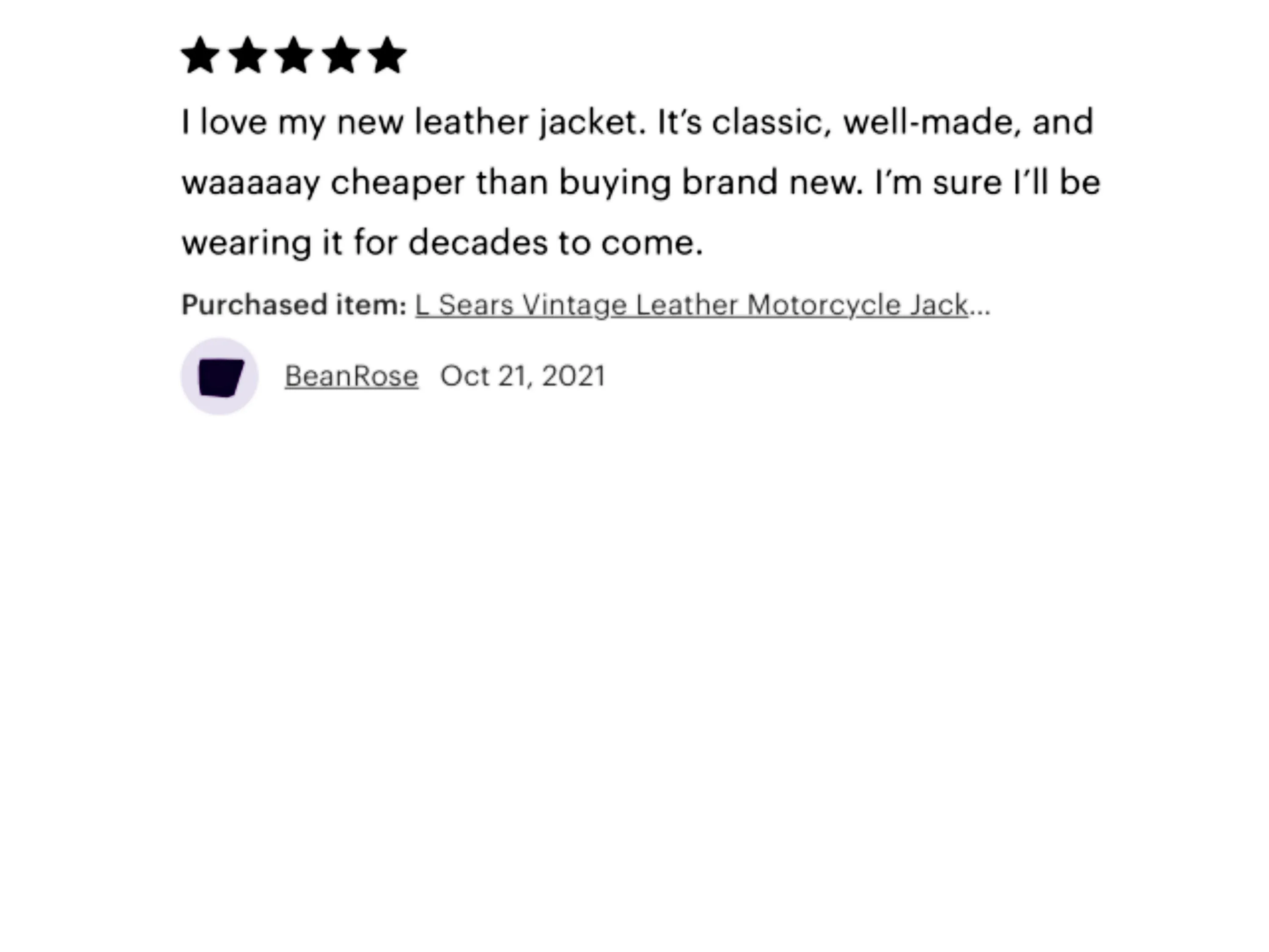 Schott NYC Vintage Leather Jacket/Size XL