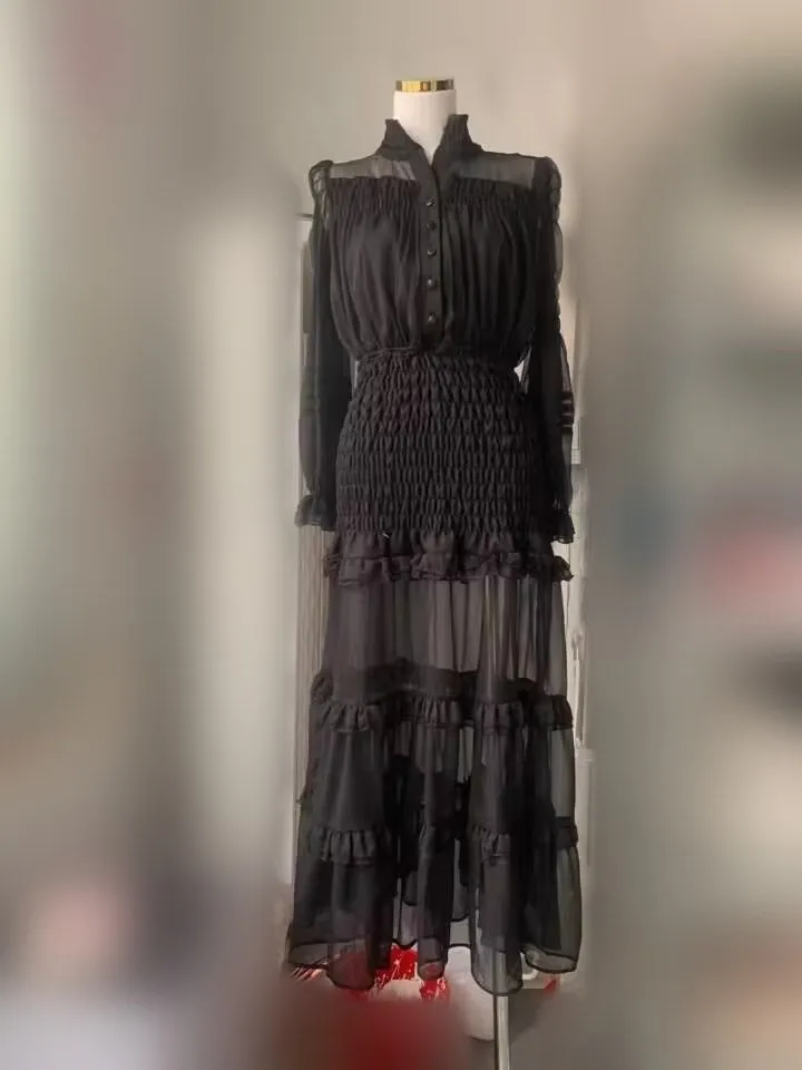 Sinclair Ruffle Sexy Dress