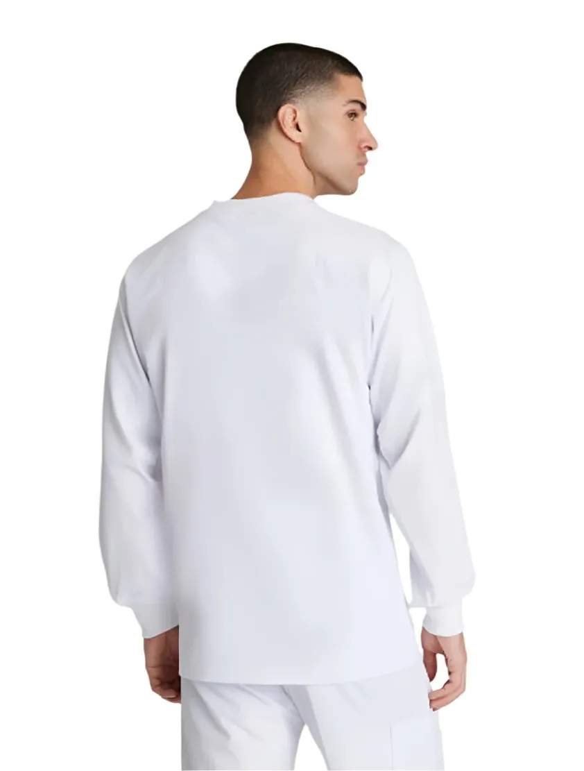 SKECHERS™ by Barco Structure 3-Pocket Crewneck Warmup Scrub Jacket-XL
