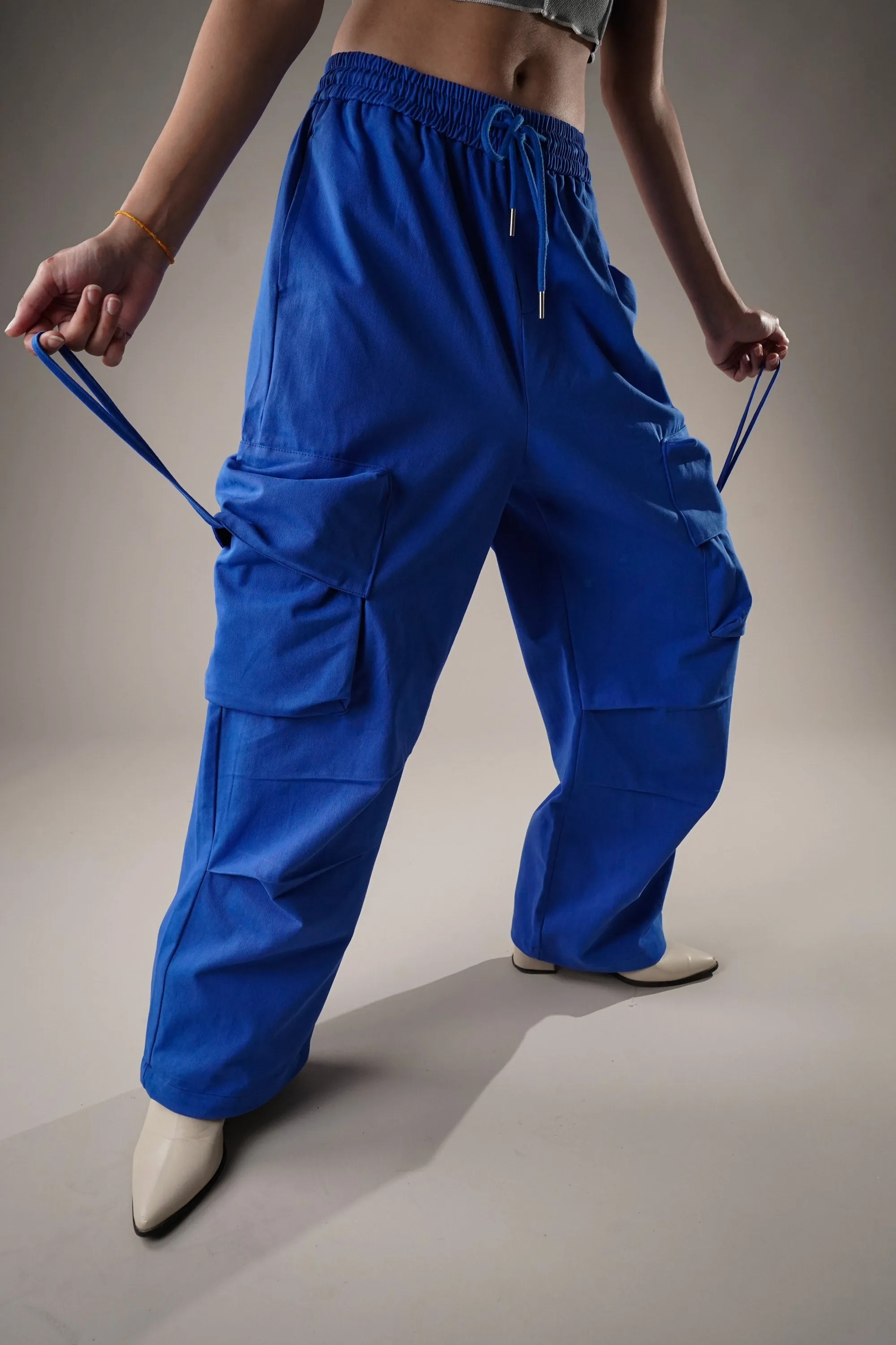 Skyline Blue Cargo Pants