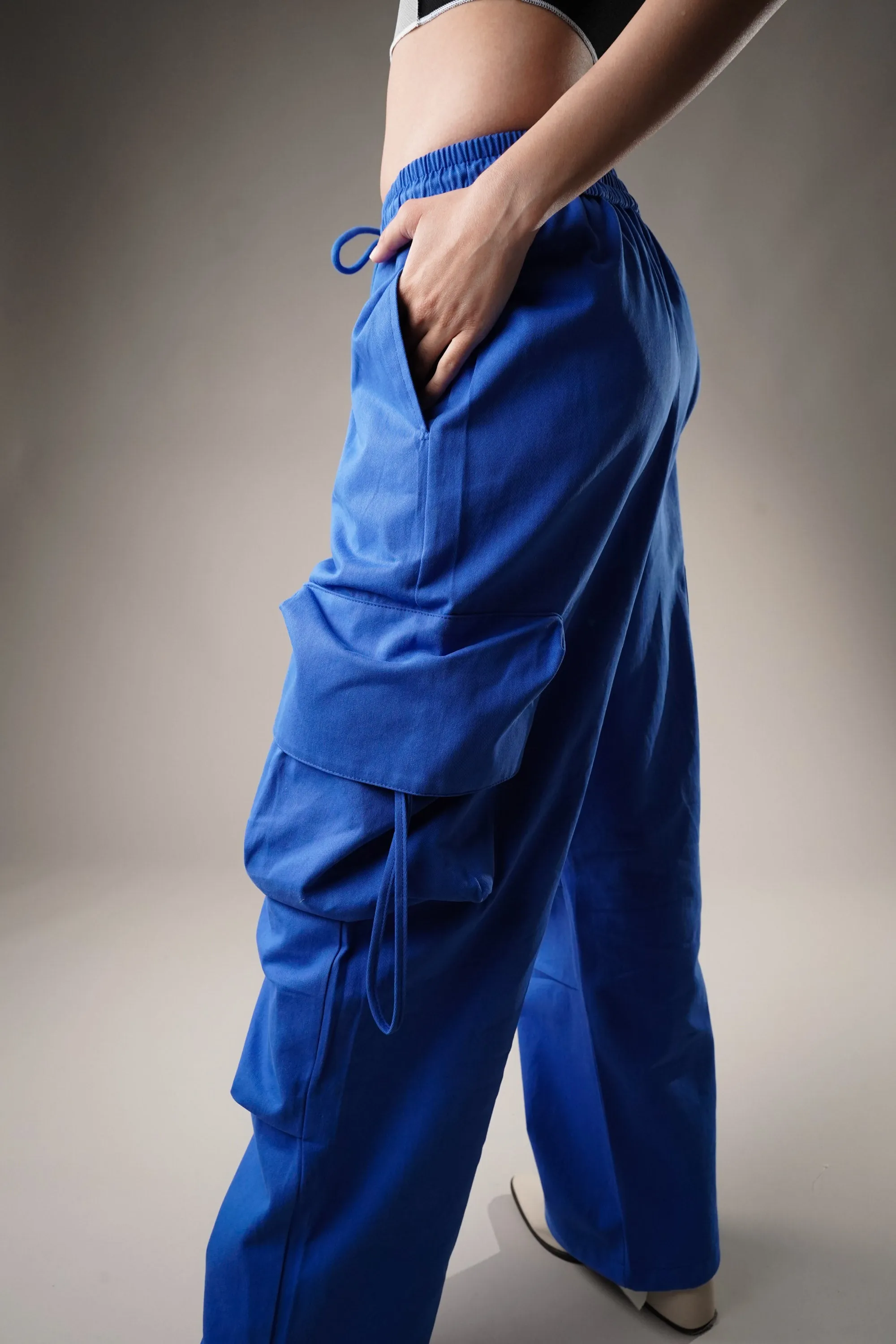 Skyline Blue Cargo Pants