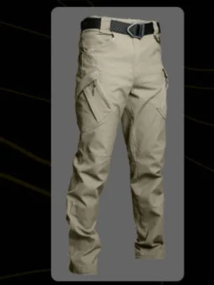 Spring and Autumn IX7 tactical trousers men's self-cultivation 9 special forces army fan pants outdoor overalls multi-pocket straight training pants