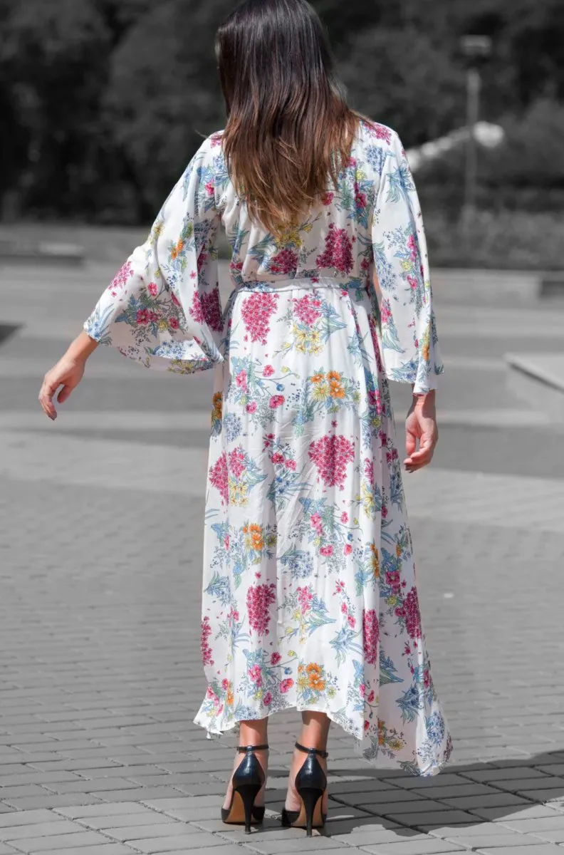 Summer Floral Wrap Dress ASTRID