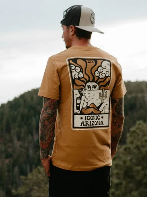 Sun Tarot Unisex Tee - Toast - FINAL SALE