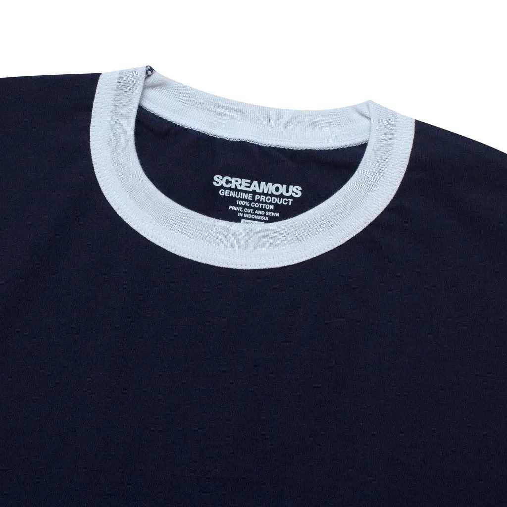 T-Shirt RINGER ZETH NAVY BLUE