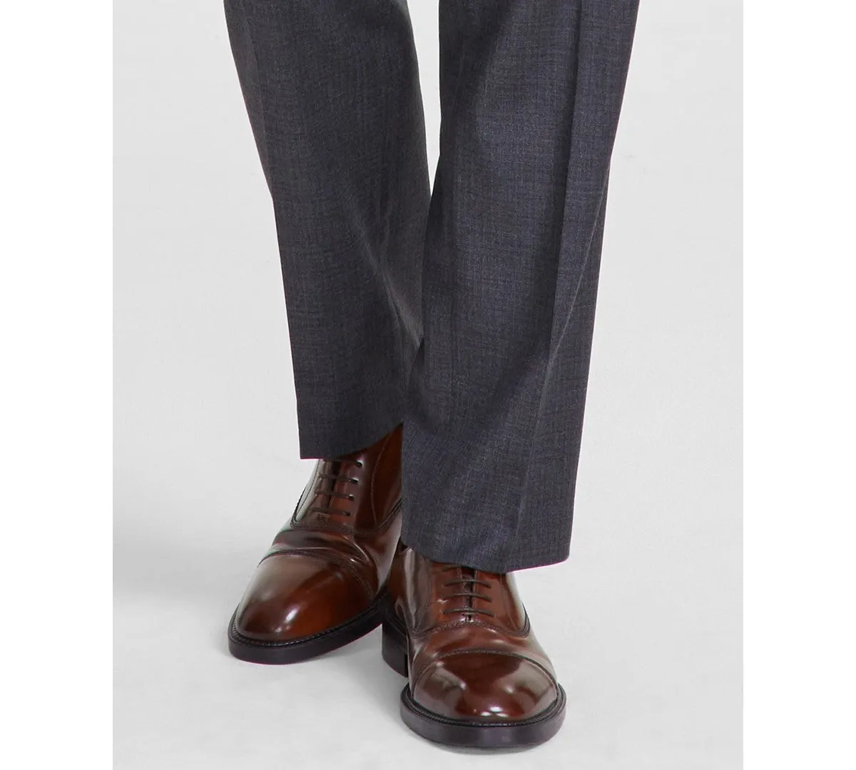 Tallia Mens Classic fit Dress Pants 32 / 32 Grey Solid