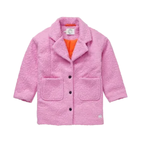 Teddy Coat Purple Pink