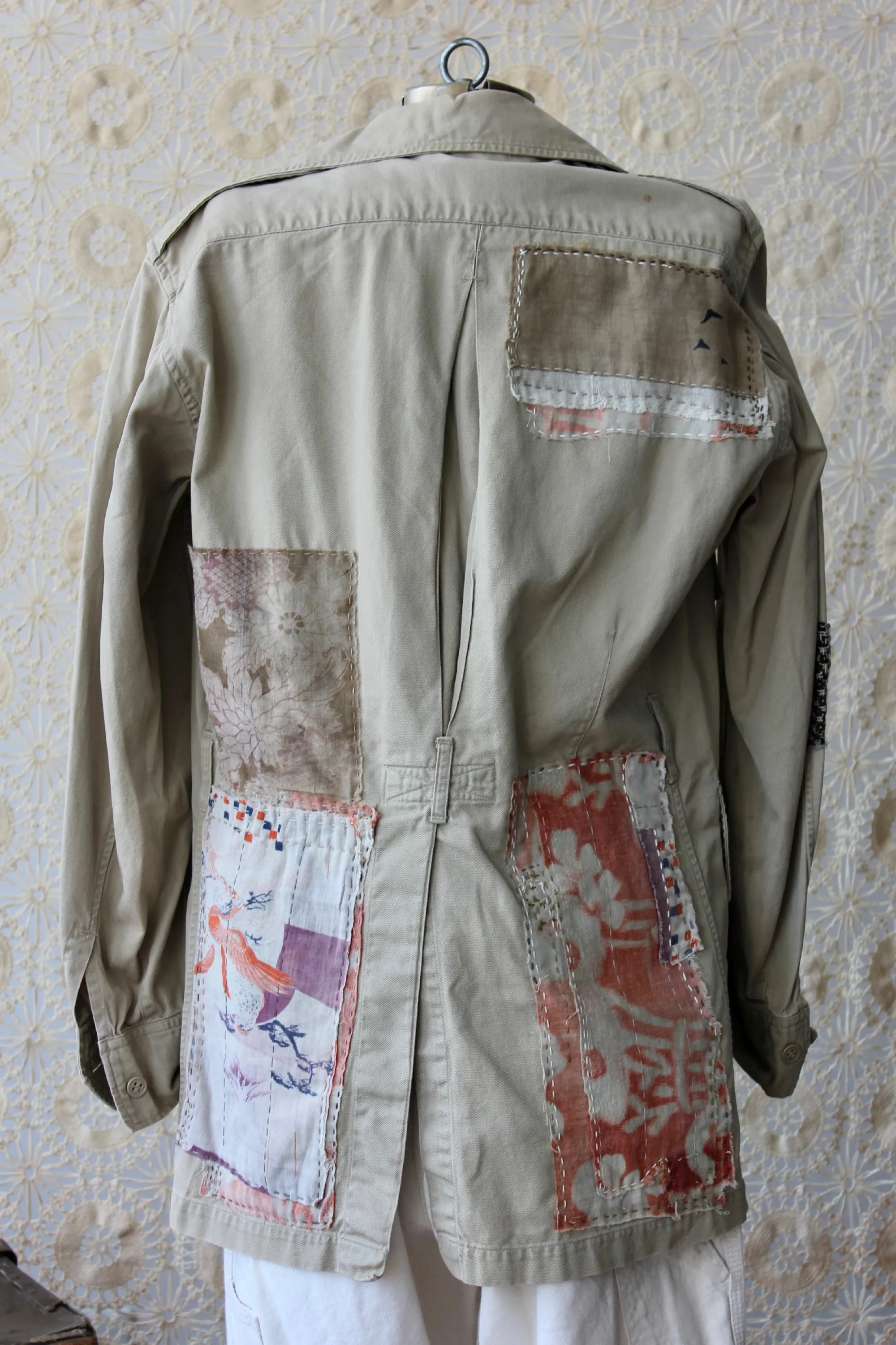 The Highlands Foundry Japanese Boro Patched British Ghurka Jacket THF116