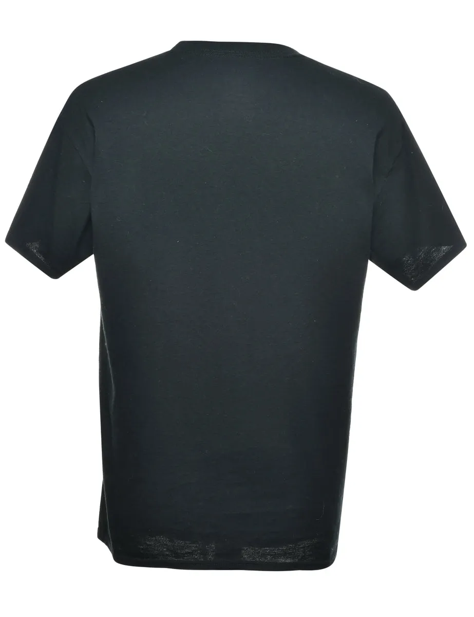 Thomas Edison High School Black Printed T-shirt - L