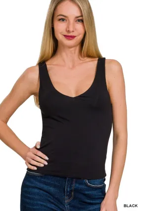 Two Layer V Tank (black)
