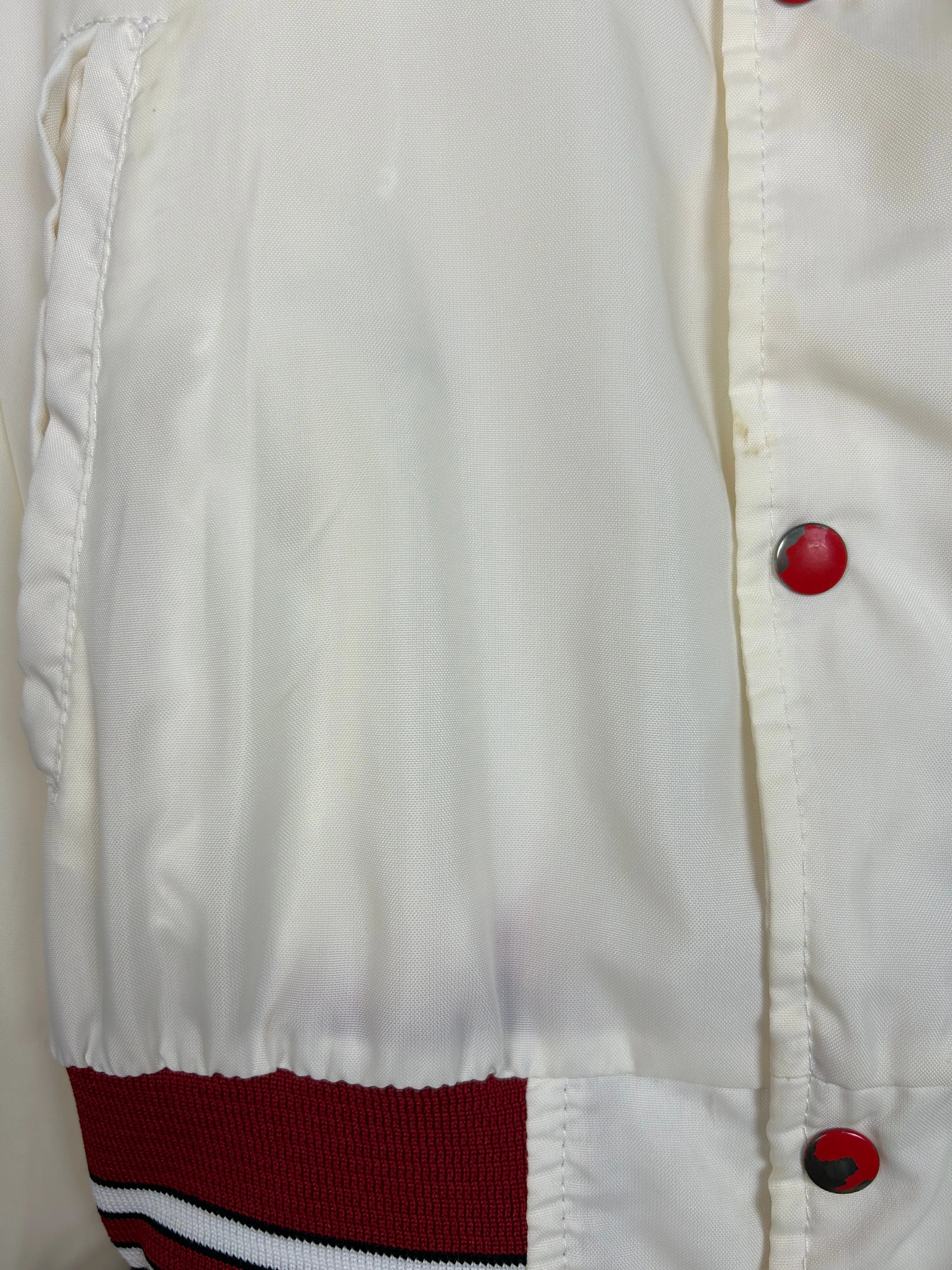Vintage 80's OHL Ottawa 67's White Varsity Jacket