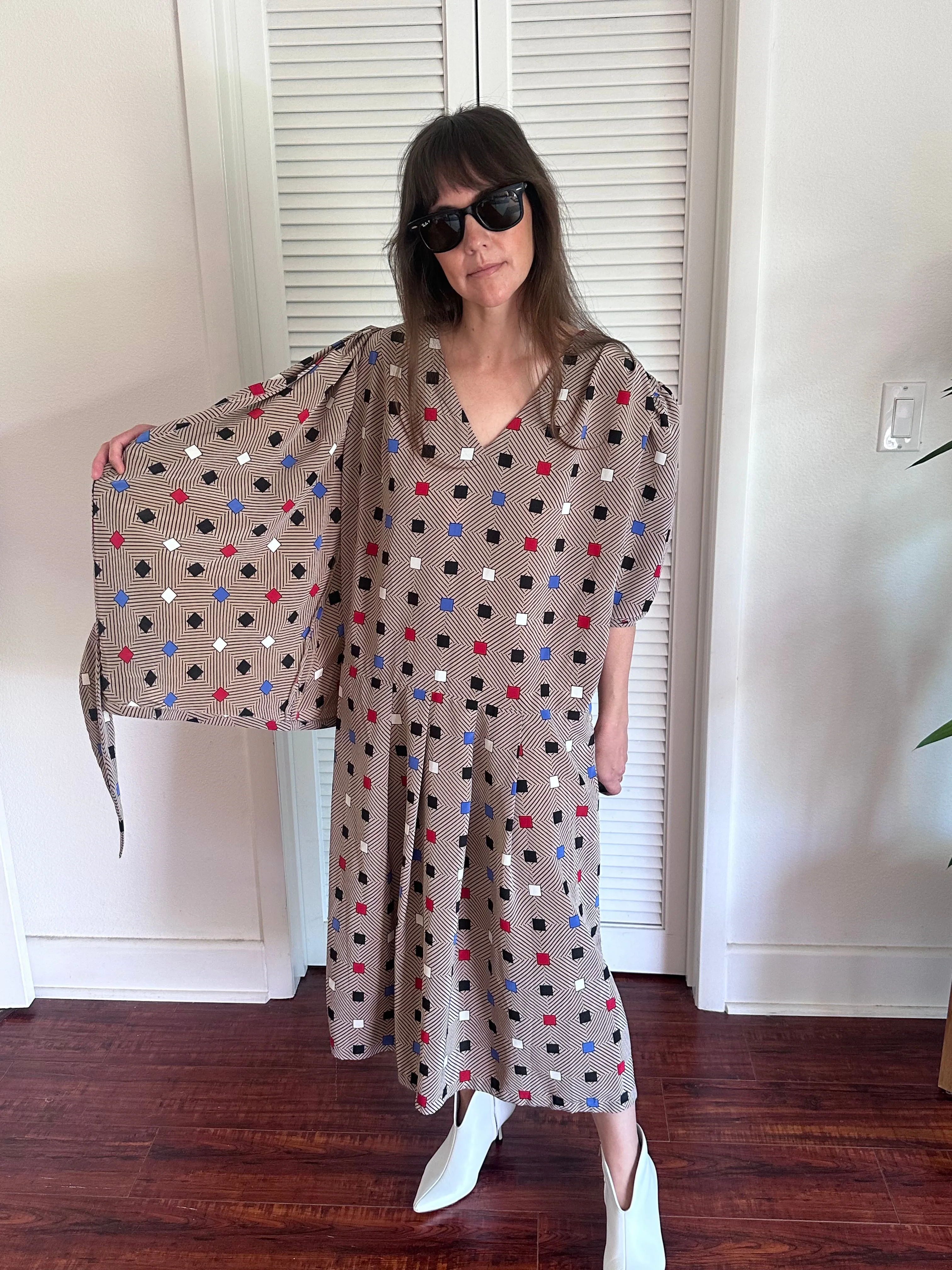 Vintage Jean Nidetch Wrap Dress