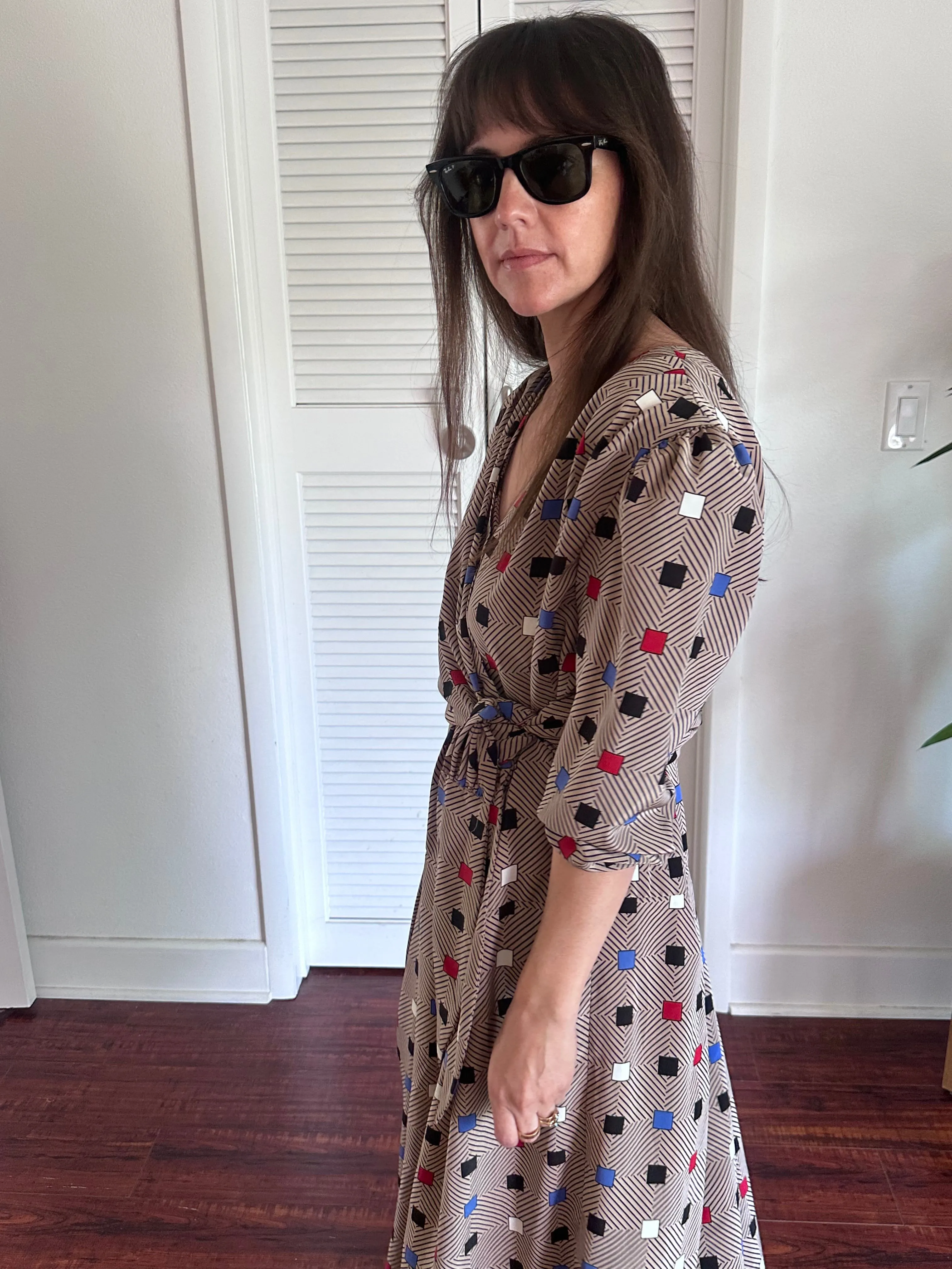 Vintage Jean Nidetch Wrap Dress