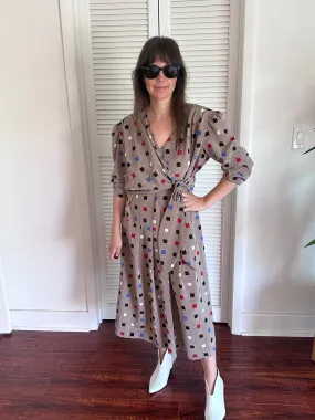 Vintage Jean Nidetch Wrap Dress