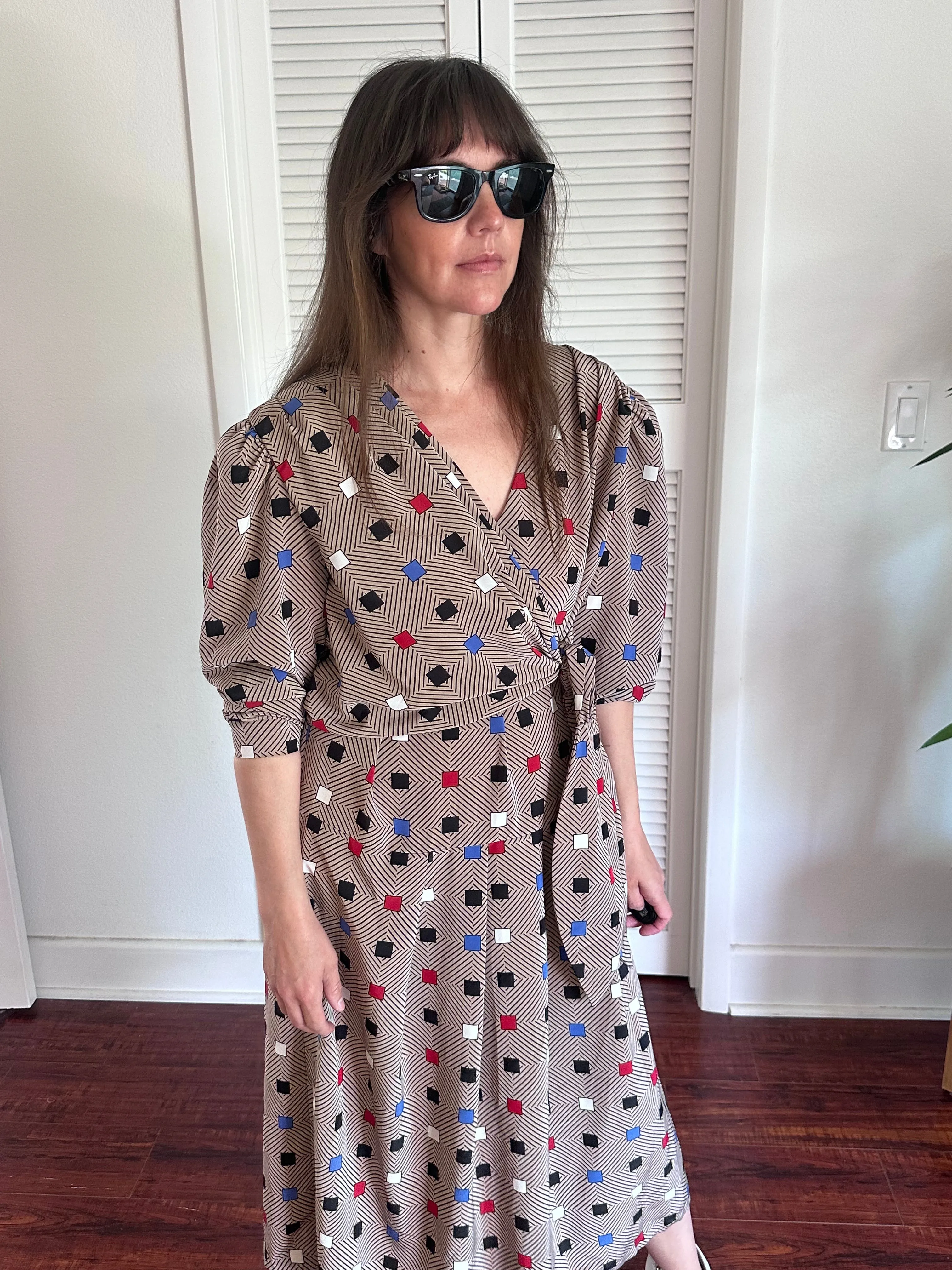 Vintage Jean Nidetch Wrap Dress