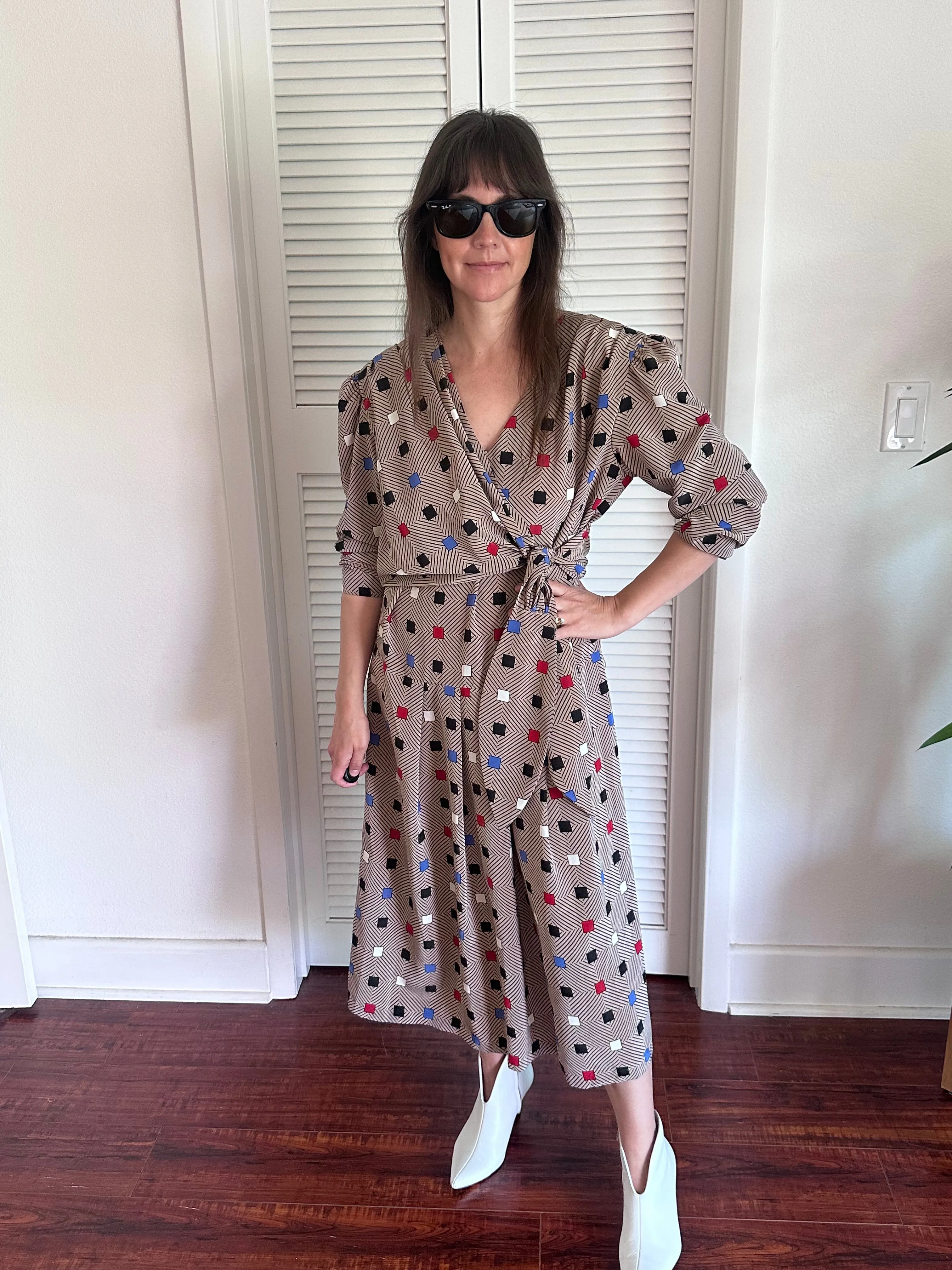 Vintage Jean Nidetch Wrap Dress